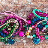 Mixed Crystal Bracelet Stack