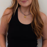 Two Toned Star Necklace-Chansuttpearls