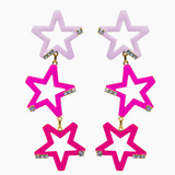 Star Stopper Earring-TOVA-Pink