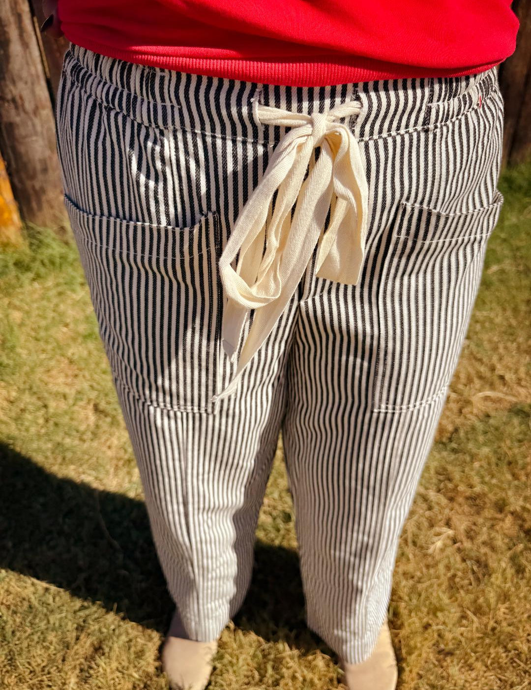 Striped Wide Leg Pants