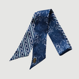 Navy Lil Twilly Scarf 33" | Wrist Scarf