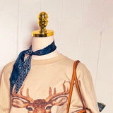 Navy Lil Twilly Scarf 33" | Wrist Scarf