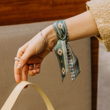 Evergreen Aztec Lil Twilly Scarf 29" | Wrist Scarf