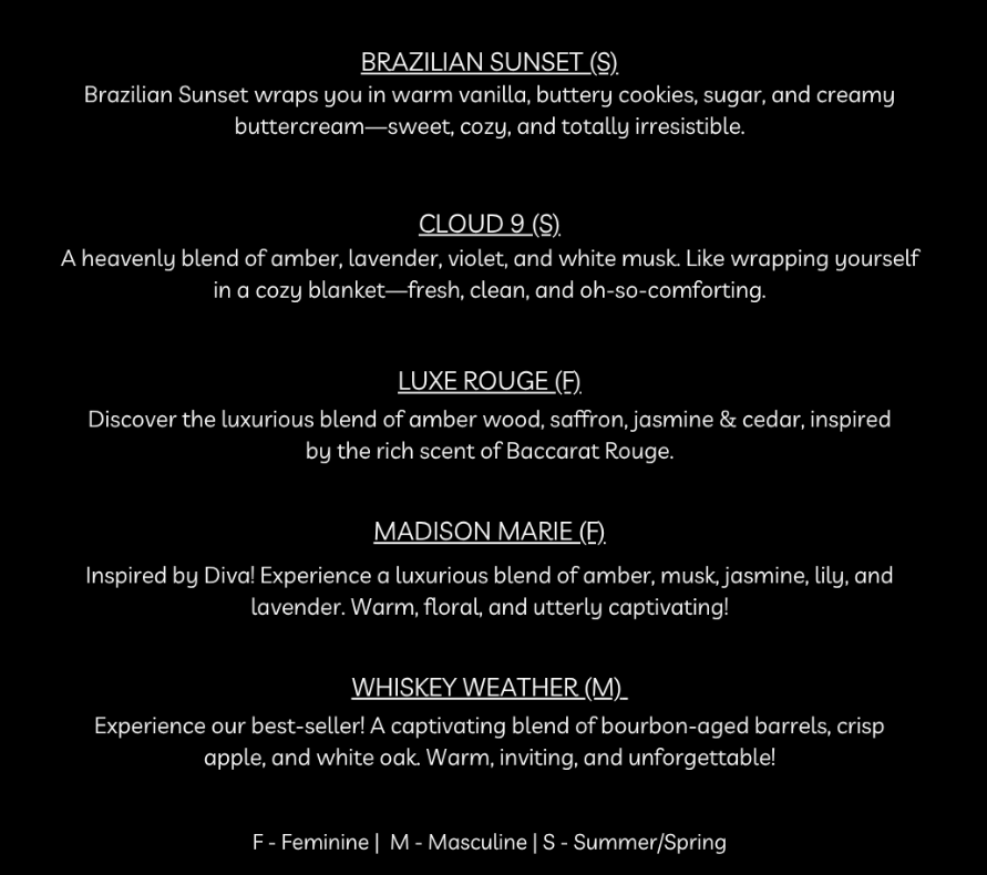 Luxury Fragranced Wax Melts – 5oz Madison Marie