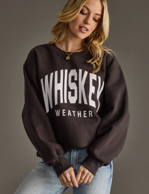 Charcoal Whiskey Weather Sweatshirt