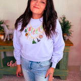 Licensed Lavender Wicked Charm Necklace Sweatshirt – Lavender | Queen of Sparkles