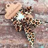 Pattern Wrap Satin Bracelet with Charm