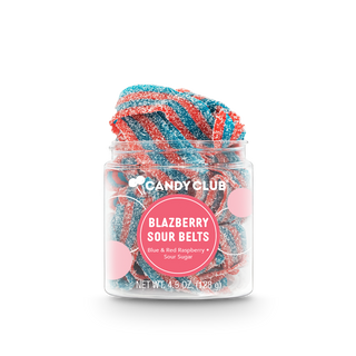 Blazberry Sour Belts Candy Club
