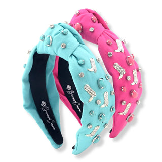 Let's Go Girls Pink Boot Headband