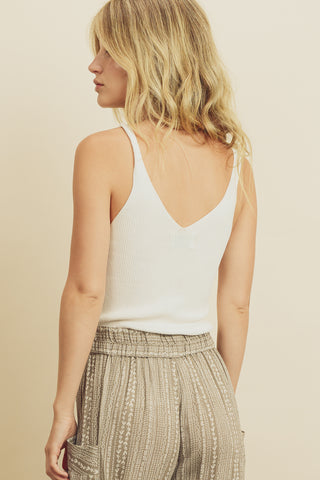 Nothing But Talk Ivory Sweater Top