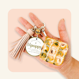 Lil' Poppy - Keychain Bubble Pop It Fidget Toy - Light Green