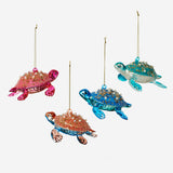 Glass Turtle Ornaments