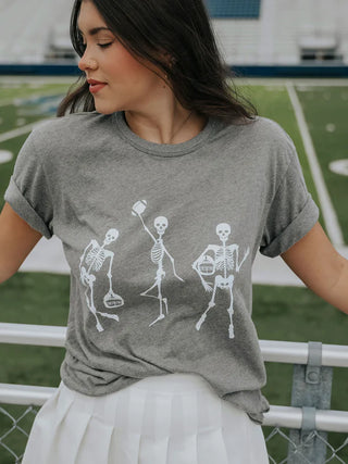 Skeleton Football Tee