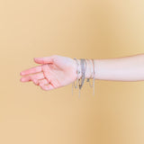 Multilayer Chain Tassel Bracelet Set