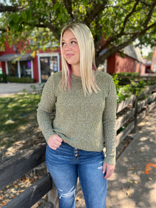 Cozy Up To You Olive Sweater