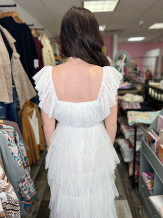 Call Me Yours White Tiered Dress
