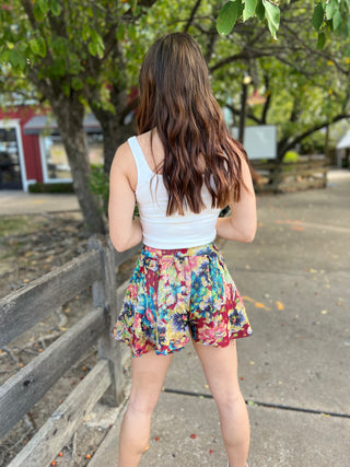 Give Me A Vacation Flare Shorts