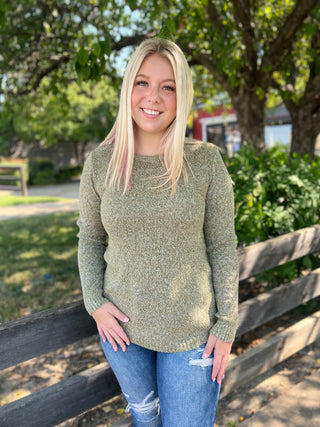 Cozy Up To You Olive Sweater