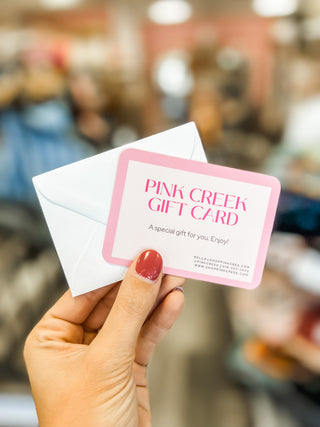 Pink Creek Physical Gift Card