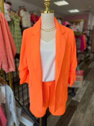 Color Me With Sunshine Orange Shorts