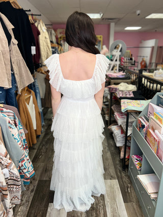 Call Me Yours White Tiered Dress